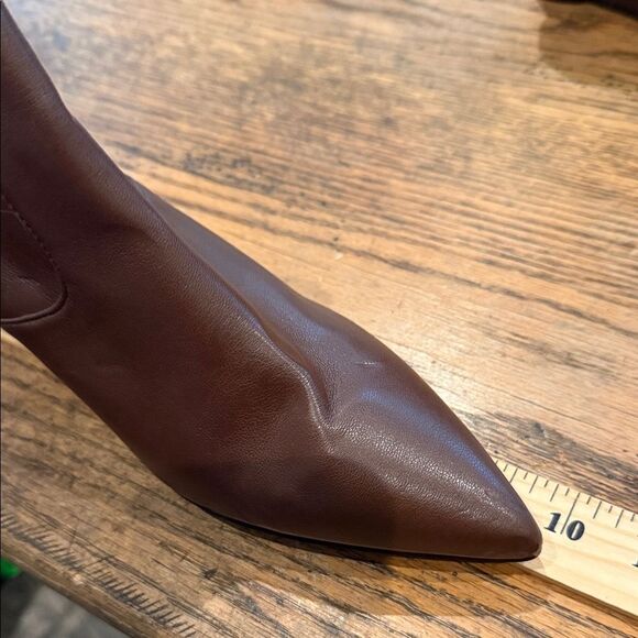 Franco Sarto Dark Brown Heeled Boots NWOT - Picture 10 of 13